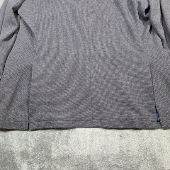 El Ganso Sport Coat Mens 48 Gray Microdot Unstructured Preppy Blazer Jacket - Picture 10 of 14